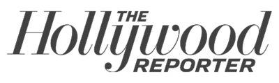 Logo of The Hollywood Reporter on a white background
